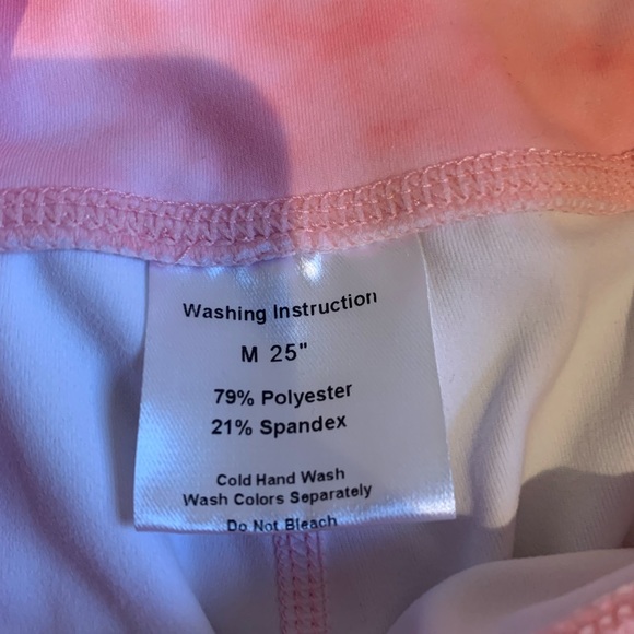 Kiava 25” pink tie dye leggings - Picture 4 of 4